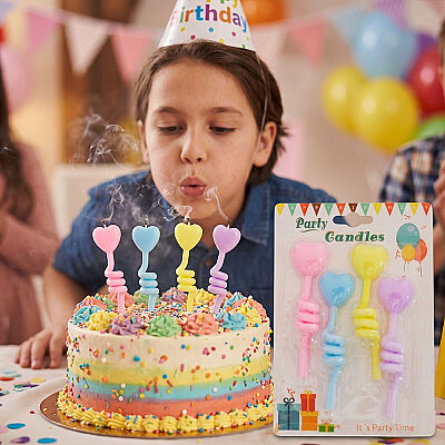 Party Candles - Heart - 1