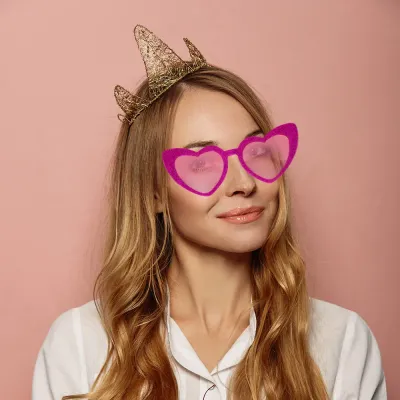 Party Glasses - Heart - 1