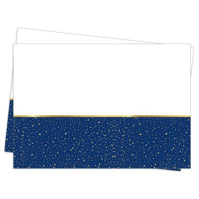 Party Time Plastic Table Cover Navy Blue