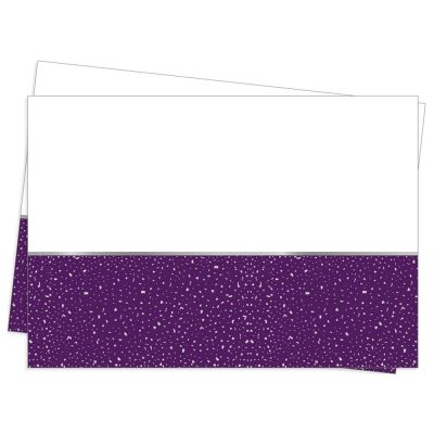 Party Time Plastic Table Cover Purple