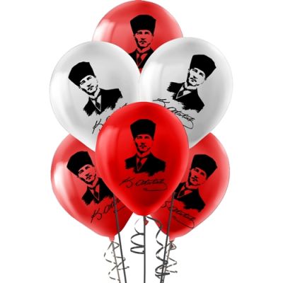 Atatürk Baskılı Pastel Balon 11