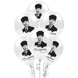 Atatürk Baskılı Pastel Balon 11