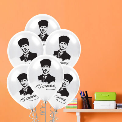 Atatürk Baskılı Pastel Balon 11