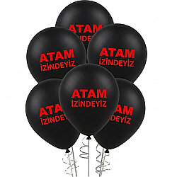 Atatürk Baskılı Pastel Balon 12