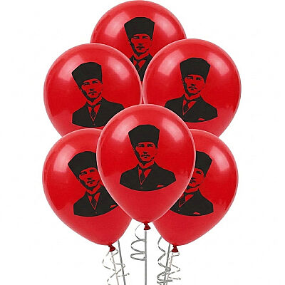 Atatürk Baskılı Pastel Balon 12