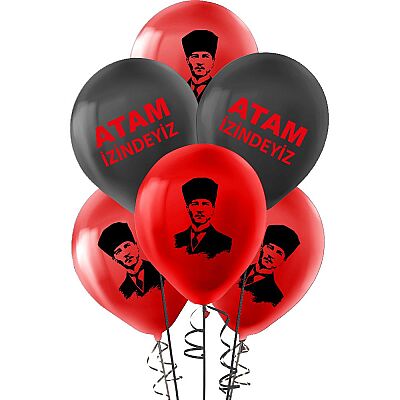 Atatürk Baskılı Pastel Balon 12