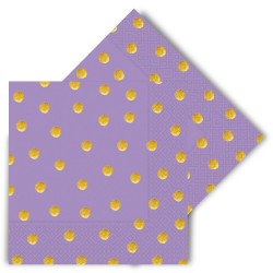  - Pastel Dreams Paper Napkins Lilac