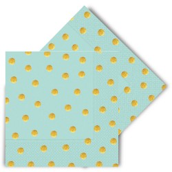  - Pastel Dreams Paper Napkins Mint Green