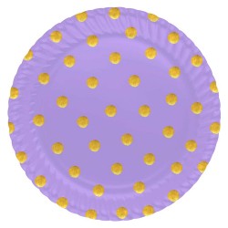  - Pastel Dreams Paper Plates Lilac