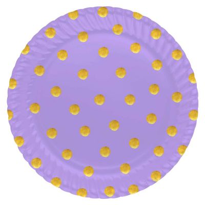 Pastel Dreams Paper Plates Lilac