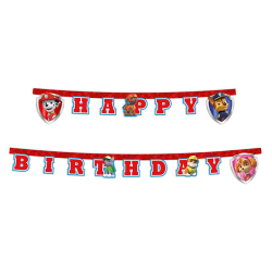 Paw Patrol Happy Birthday Harf Afiş - Thumbnail