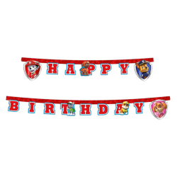 Paw Patrol Happy Birthday Letter Banner - Thumbnail