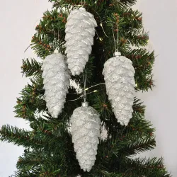 Pinecone Christmas Ornaments - (1)