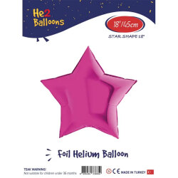 Pink Foil Balloon - Heart - Kikajoy