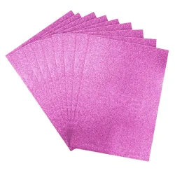 Pink Glitter EVA Craft Foam Sheet - 2