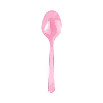 Pink Plastic Spoons - 2