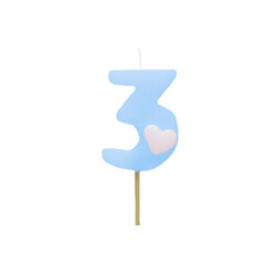 Pink/Blue Toothpick Candles - No:3 - Thumbnail