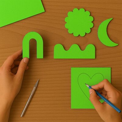 Pistachio Green Cardboard - 1