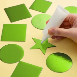 Pistachio Green Metallic Construction Paper - 1