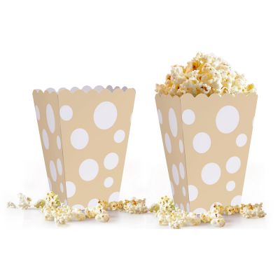 Polka Dot Mix Cream Popcorn Boxes - 1