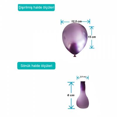 Purple Crome Balloons 5
