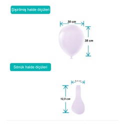 Purple Macaron Pastel Balloons 12