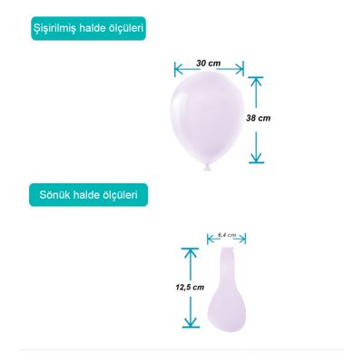 Purple Macaron Pastel Balloons 12