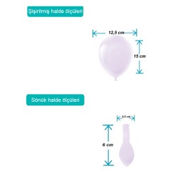 Purple Macaron Pastel Balloons 5