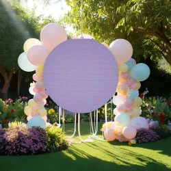  Purple Paper Lantern 30cm - 1
