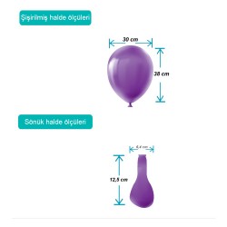 Purple Pastel Balloons 12