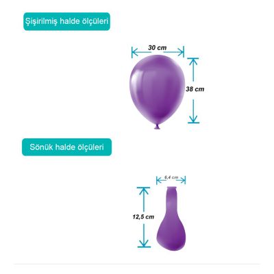 Purple Pastel Balloons 12