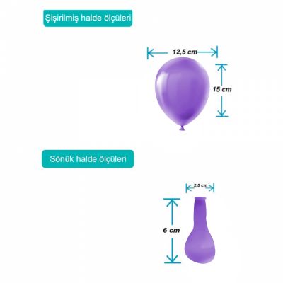 Purple Pastel Balloons - 2