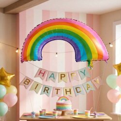 Rainbow Foil Balloon - 1