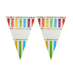 Kikajoy - Rainbow Triangle Flag Banner