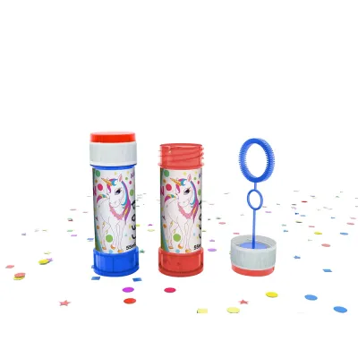 2 Pcs Rainbow Unicorn Bubble Wands - 1
