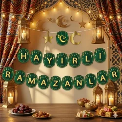 Ramazan Harf Yazı Seti -Hayırlı Ramazanlar- - 1