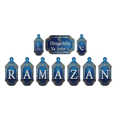 Ramazan Harf Yazı Seti -Hoşgeldin Ya Şehri Ramazan- - 2
