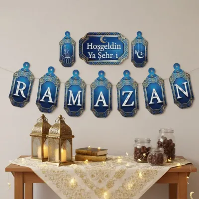 Ramazan Harf Yazı Seti -Hoşgeldin Ya Şehri Ramazan- - 1