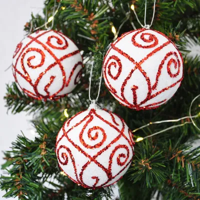 Red Ball Ornaments - 1