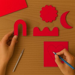 Red Cardboard - 1
