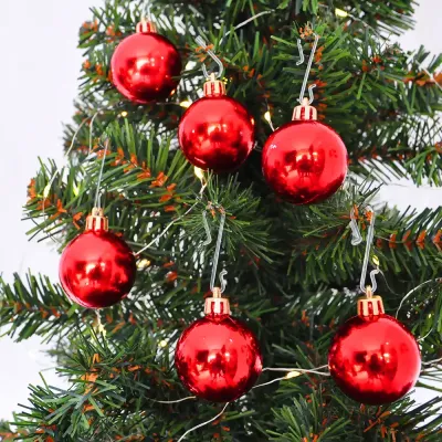 Red Christmas Ball Ornaments - 1