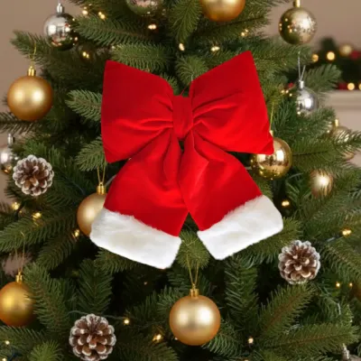 Red Christmas Bows 28 cm - 1