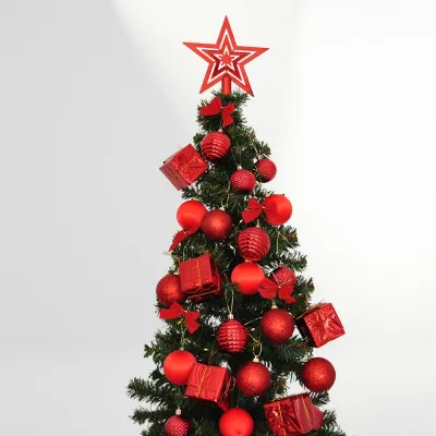 Red Christmas Ornaments Set - 29 pcs - 1