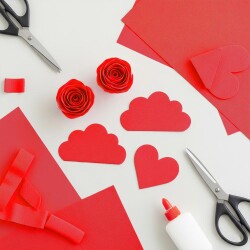 Red Crepe Paper - Kika