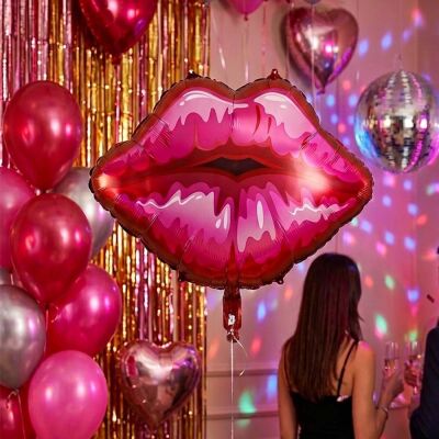 Red Lips Foil Balloon - 1