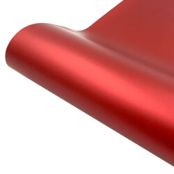 Red Matte Metallic Wrapping Paper - 