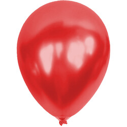 Red Metallic Balloons 12