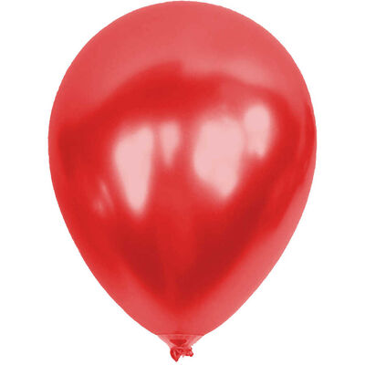 Red Metallic Balloons 5