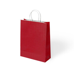 Red Paper Bags with Twisted Handles - Kikajoy