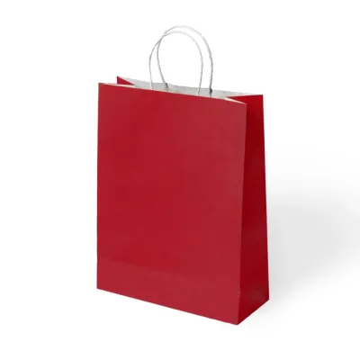 Red Paper Bags with Twisted Handles - 1
